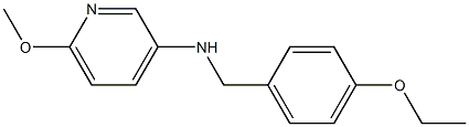 N-[(4-ethoxyphenyl)methyl]-6-methoxypyridin-3-amine Struktur