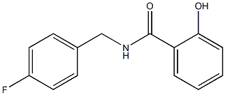 N-[(4-fluorophenyl)methyl]-2-hydroxybenzamide Structure