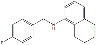N-[(4-fluorophenyl)methyl]-5,6,7,8-tetrahydronaphthalen-1-amine Structure