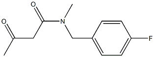  N-[(4-fluorophenyl)methyl]-N-methyl-3-oxobutanamide