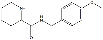 N-[(4-methoxyphenyl)methyl]piperidine-2-carboxamide Structure