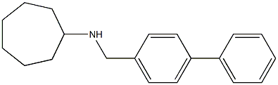 N-[(4-phenylphenyl)methyl]cycloheptanamine