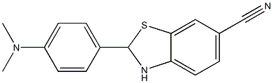 2-(4-(DIMETHYLAMINO)PHENYL)-2,3-DIHYDROBENZO[D]THIAZOLE-6-CARBONITRILE