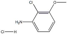 2-Chloro-3-methoxyaniline hydrochloride,,结构式