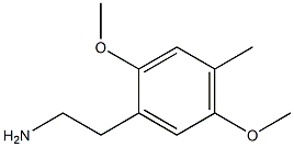 2,5-dimethoxy-4-methylphenylethylamine Structure