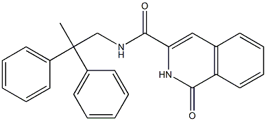 3-Isoquinolinecarboxamide,  N-(2,2-diphenylpropyl)-1,2-dihydro-1-oxo-