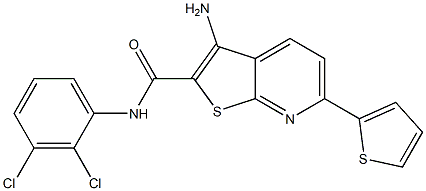  3-amino-N-(2,3-dichlorophenyl)-6-(2-thienyl)thieno[2,3-b]pyridine-2-carboxamide