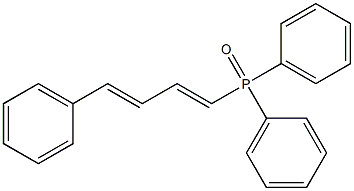 diphenyl(4-phenyl-1,3-butadienyl)phosphine oxide Structure