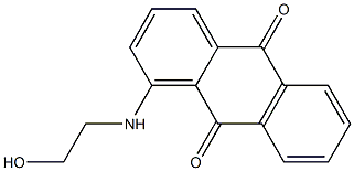 1-[(2-hydroxyethyl)amino]anthra-9,10-quinone Structure