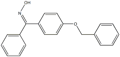 [4-(benzyloxy)phenyl](phenyl)methanone oxime Structure