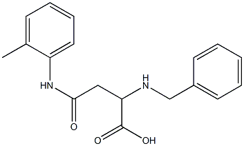 2-(benzylamino)-4-oxo-4-(2-toluidino)butanoic acid