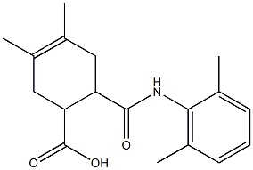 6-[(2,6-dimethylanilino)carbonyl]-3,4-dimethyl-3-cyclohexene-1-carboxylic acid