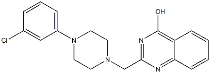  2-{[4-(3-chlorophenyl)-1-piperazinyl]methyl}-4-quinazolinol