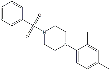 1-(2,4-dimethylphenyl)-4-(phenylsulfonyl)piperazine