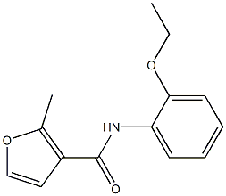 N-(2-ethoxyphenyl)-2-methyl-3-furamide Structure