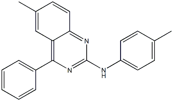 6-methyl-N-(4-methylphenyl)-4-phenyl-2-quinazolinamine