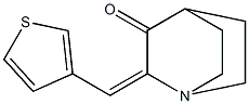 2-(3-thienylmethylene)quinuclidin-3-one