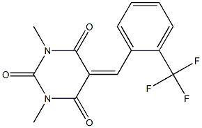 1,3-dimethyl-5-[2-(trifluoromethyl)benzylidene]-2,4,6(1H,3H,5H)-pyrimidinetrione