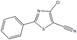  4-chloro-2-phenyl-1,3-thiazole-5-carbonitrile