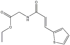 ethyl {[3-(2-thienyl)acryloyl]amino}acetate