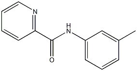 N-(3-methylphenyl)-2-pyridinecarboxamide,70301-24-5,结构式