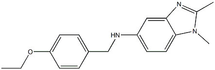 N-(4-ethoxybenzyl)-1,2-dimethyl-1H-benzimidazol-5-amine Structure