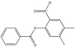 2-nitro-4,5-dimethylphenyl benzoate