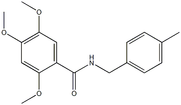 2,4,5-trimethoxy-N-(4-methylbenzyl)benzamide