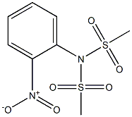 N-{2-nitrophenyl}-N-(methylsulfonyl)methanesulfonamide 化学構造式