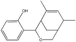 2-(6,8-dimethyl-3-oxabicyclo[3.3.1]non-7-en-2-yl)phenol|