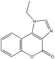 1-ethylchromeno[3,4-d]imidazol-4(1H)-one Struktur