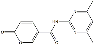 N-(4,6-dimethyl-2-pyrimidinyl)-2-oxo-2H-pyran-5-carboxamide