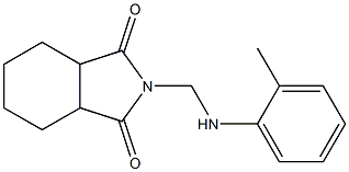 2-(2-toluidinomethyl)hexahydro-1H-isoindole-1,3(2H)-dione Structure