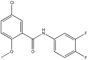 5-chloro-N-(3,4-difluorophenyl)-2-methoxybenzamide