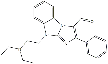 9-[2-(diethylamino)ethyl]-2-phenyl-9H-imidazo[1,2-a]benzimidazole-3-carbaldehyde Structure