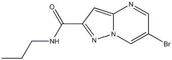  6-bromo-N-propylpyrazolo[1,5-a]pyrimidine-2-carboxamide