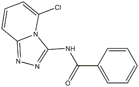 N-(5-chloro[1,2,4]triazolo[4,3-a]pyridin-3-yl)benzamide Struktur