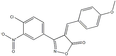 3-{4-chloro-3-nitrophenyl}-4-(4-methoxybenzylidene)-5(4H)-isoxazolone