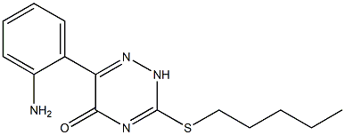 6-(2-aminophenyl)-3-(pentylsulfanyl)-1,2,4-triazin-5(2H)-one