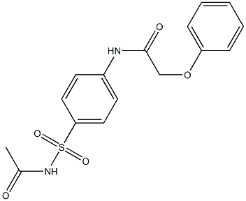 N-{4-[(acetylamino)sulfonyl]phenyl}-2-phenoxyacetamide|