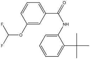 N-(2-tert-butylphenyl)-3-(difluoromethoxy)benzamide