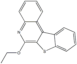 6-ethoxy[1]benzothieno[2,3-c]quinoline Structure