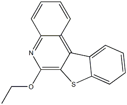 6-ethoxy[1]benzothieno[2,3-c]quinoline,,结构式