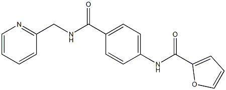 N-(4-{[(2-pyridinylmethyl)amino]carbonyl}phenyl)-2-furamide