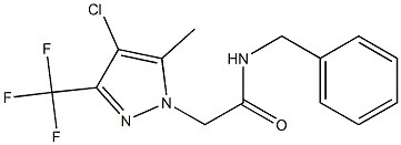 N-benzyl-2-[4-chloro-5-methyl-3-(trifluoromethyl)-1H-pyrazol-1-yl]acetamide