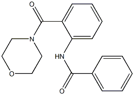 N-[2-(4-morpholinylcarbonyl)phenyl]benzamide Structure