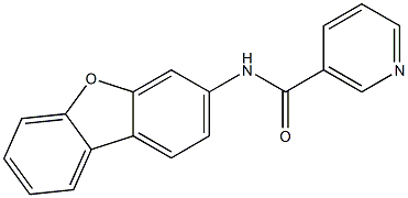 N-dibenzo[b,d]furan-3-ylnicotinamide Struktur