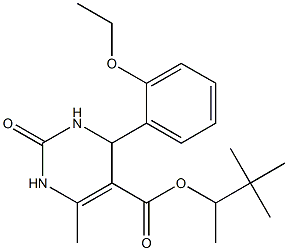 1,2,2-trimethylpropyl 4-(2-ethoxyphenyl)-6-methyl-2-oxo-1,2,3,4-tetrahydro-5-pyrimidinecarboxylate|