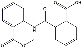 6-{[2-(methoxycarbonyl)anilino]carbonyl}-3-cyclohexene-1-carboxylic acid