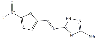 3-amino-5-[({5-nitro-2-furyl}methylene)amino]-1H-1,2,4-triazole Structure